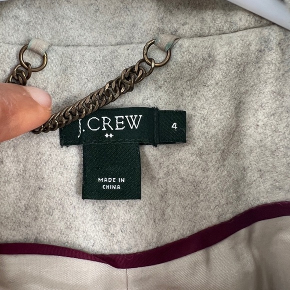 J. Crew wool pea coat size 4 - Picture 5 of 8